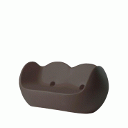 Canapé design in & out BLOSSY - brun