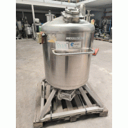 Cuve inox 316l 344 litres d'occasion avec agitation - référence : c3339