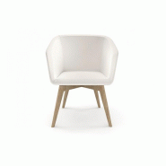 Fauteuil lounge pied bois Ryan Fauteuil lounge pied bois Ryan