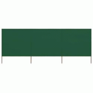 Helloshop26 - Brises-vue paravent 3 panneaux tissu 400 x 80 cm vert 02_0008817 - 3000472447768 Helloshop26 - Brises-vue paravent 3 panneaux tissu 400 x 80 cm vert 02_0008817 - 3000472447768