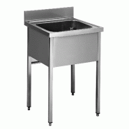 ITALCONCEPT L2G Plonge Inox 304 Demontable, 1 Bac  850mm x 900mm x 600 mm - 3616350023162