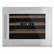 Les Petits Champs  CAVCI24 - cave de conservation 24 bouteilles encastrable - gris CAVCI24