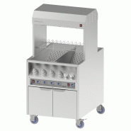Poste de salage chauffe sauce traversant 800 - CPDSCST800 | Casselin