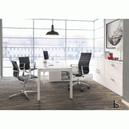 Siège de réunion design Evole - Mobel Linea - Noir_1