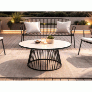 Table basse extérieure ronde T 60 Columbia