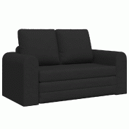 VidaXL Canapé-Lit 60cm Noir tissu Modèle Yorelion - 4106675