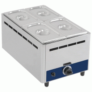 Bain-marie gaz de table inox avec 1 cuve gn 1/1 h=150 mm puissance ... - PBM11G