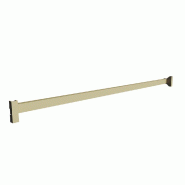 Barre de charge pour tube 25x15 mm - 1232x44mm - or