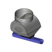 Boitard multys 320 - orientable de 0 à 45°, pour reprise de l'aliment par vis sous silo Boitard multys 320 - orientable de 0 à 45°, pour reprise de l'aliment par vis sous silo