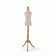 Buste enfant couture 3/4 ans pied tripode - écru