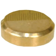 Cache vis plat diamètre 18mm laiton poli boîte de 10 - guitel - 9020d18s10 - 756690 Cache vis plat diamètre 18mm laiton poli boîte de 10 - guitel - 9020d18s10 - 756690