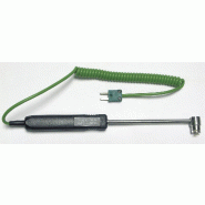 CHAUVIN ARNOUX - SK14 Capteur thermocouple K de surface - coude avec embout D15x30 mm - -50°C à +450°C - équipé d'une poignée et d'un cordon spirale