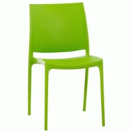 Décoshop26 - Chaise de jardin en plastique vert design simple empilable 10_0001384 - 3000675369607 Décoshop26 - Chaise de jardin en plastique vert design simple empilable 10_0001384 - 3000675369607