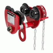 Helloshop26 - Chariot pour palan 1 000 kg largeur de fer de 77 - 133 mm avec chaîne 14_0000988 - 3000176728989 Helloshop26 - Chariot pour palan 1 000 kg largeur de fer de 77 - 133 mm avec chaîne 14_0000988 - 3000176728989
