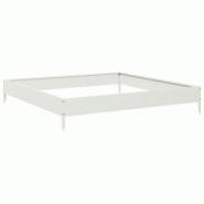 Helloshop26 - Jardinière bac lit surélevé plantes fleurs terrasse jardin de jardin 100 x 100 x 18,5 cm acier blanc 02_0039256 - 3000218578596 Helloshop26 - Jardinière bac lit surélevé plantes fleurs terrasse jardin de jardin 100 x 100 x 18,5 cm acier blanc 02_0039256 - 3000218578596