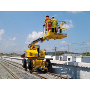 Nacelle rail route hybride, légère et polyvalente pour l'intervention à l'intérieur des wagons et métros