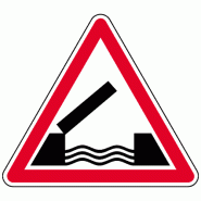 Panneau A6 - Pont mobile