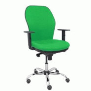 Piqueras y Crespo Silla Jorquera respaldo bali verde asiento bali verde base cromada y ruedas parqué - vert multi-matériau 15SB15B15B10CCRRP Piqueras y Crespo Silla Jorquera respaldo bali verde asiento bali verde base cromada y ruedas parqué - vert multi-matériau 15SB15B15B10CCRRP