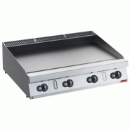 Plaque de cuisson gaz lisse en nitro chrome - Diamond - 0615402793377
