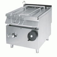 Sauteuse basculante gaz, capacité 120 litres, avec cuve en inox 1200x900x870 mm - VIRTUS - 4068875006790