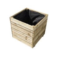 Bac oslo 50 x 50 x h. 50cm - pin classe 3 fsc ®