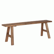Banc en bois recyclé 108x29,5x36,5 cm