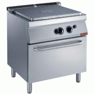 Fourneau plaque coup de feu, four gaz gn 2/1 - PG17/TF8-N