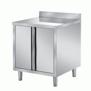 ITALCONCEPT Meuble Bas Inox 120x700mm 304, Central - 3616350119162
