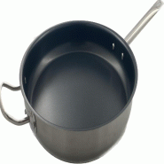 METRO PROFESSIONAL Poêle à frire, acier inoxydable, Ø 32 cm, revêtement antiadhésif en téflon, induction, résistant au four - inox 4067373645258_0