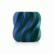 Mot sur initiale en Impression 3D - Soie bleu vert_0