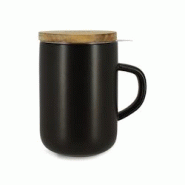 Ogo Living - Tisaniere Juliet 475ml En Gres Noir Avec Couvercle Bois D'acacia - noir Grès 3256391038239 Ogo Living - Tisaniere Juliet 475ml En Gres Noir Avec Couvercle Bois D'acacia - noir Grès 3256391038239