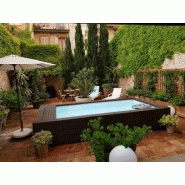 Piscine hors sol laghetto modèle playa et playa living à aix-en-provence