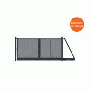 Portail autoporté tôle perforée - 10000 / 1750_0