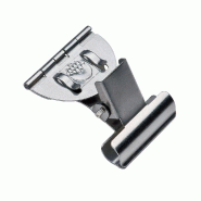 Porte étiquette chromé en métal - Lot de 5