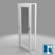 Porte coupe-feu 60 mn - 1H simple action largement vitré - Blocs-portes feu EI60 avec condamnation - 1 vantail,2 vantaux Porte coupe-feu 60 mn - 1H simple action largement vitré - Blocs-portes feu EI60 avec condamnation - 1 vantail,2 vantaux