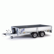 Remorque plateau IFOR WILLIAMS - LM125 - 362x168 cm - PTAC : 2700 kg - Reference LM146G-IFW