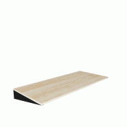 Tablette + console pour gondole Pin Naturel L90xP40cm - Réf.400733 - par 2