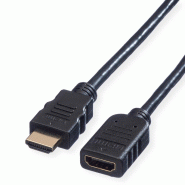 VALUE Câble HDMI High Speed avec Ethernet M/F, 5 m_0