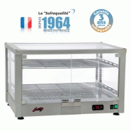 Vitrine chauffante 1200 W (MONO), 3 niveaux
