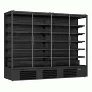Vitrine murale réfrigérée 3m1 noire 4 portes vitrées 2585 l - 2560x... - P7455.3110