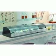 Vitrine sushis à poser fond plat 1755mm Coreco