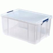 Boite plastique rectangulaire - fellowes - 70 litres - h320xl660xl450mm