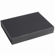 Coffret IDEAL carton gris et noir 40x30x6cm - par 25