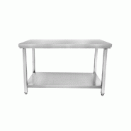 Cuistance - Table inox - réf. STTF127 - inox STTF127 Cuistance - Table inox - réf. STTF127 - inox STTF127