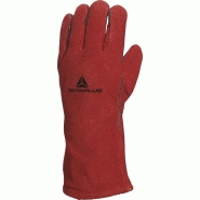 Gant soudeur croute de bovin anti-chaleur - ca515r Gant soudeur croute de bovin anti-chaleur - ca515r