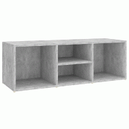 Helloshop26 - Banc à chaussures bottes commode étagère meuble entrée rangement 105 x 35 x 35 cm aggloméré gris 02_0022972 - gris 3000208912171