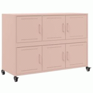 Helloshop26 - Buffet bahut commode armoire meuble de rangement organisateur cuisine salle de séjour salon 100,5 x 39 x 72 cm acier 02_0036194 - 30002 Helloshop26 - Buffet bahut commode armoire meuble de rangement organisateur cuisine salle de séjour salon 100,5 x 39 x 72 cm acier 02_0036194 - 30002