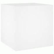 Helloshop26 - Jardinière bac lit surélevé plantes fleurs terrasse jardin 40 x 40 x 40 cm bois d'Ingénierie blanc 02_0037550 - 3000214259420 Helloshop26 - Jardinière bac lit surélevé plantes fleurs terrasse jardin 40 x 40 x 40 cm bois d'Ingénierie blanc 02_0037550 - 3000214259420