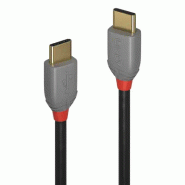 LINDY cble usb 2.0 type c anthra line 2m