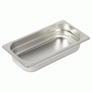 Lot de 10 Bacs Gastro Inox AISI 304 GN 1/3 Plein H. 65 mm - Gastroland - 3701666009457